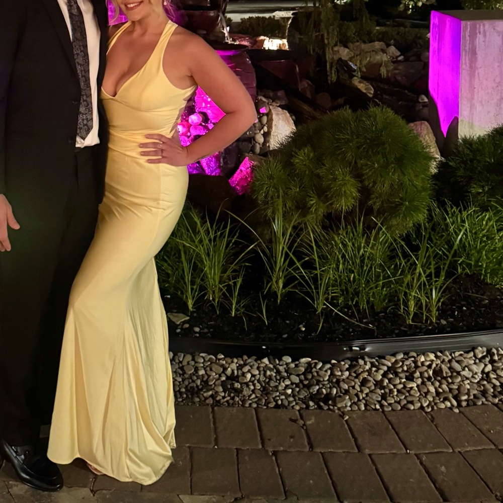 Yellow Formal Maxi Dress